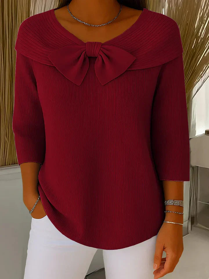 SERENA™ | Classic Bow Sweater