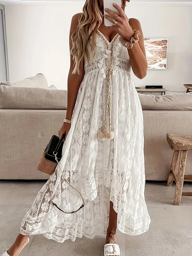 Elle | Lace boho dress