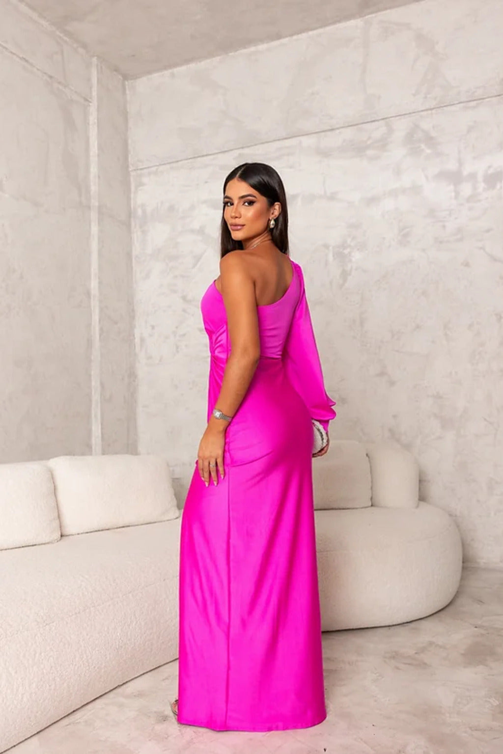 Elle | Satin dress