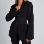 EVA™ | Blazer With Waist Belt