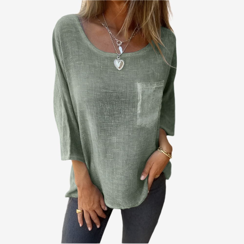 Elle | Everyday cotton linen shirt