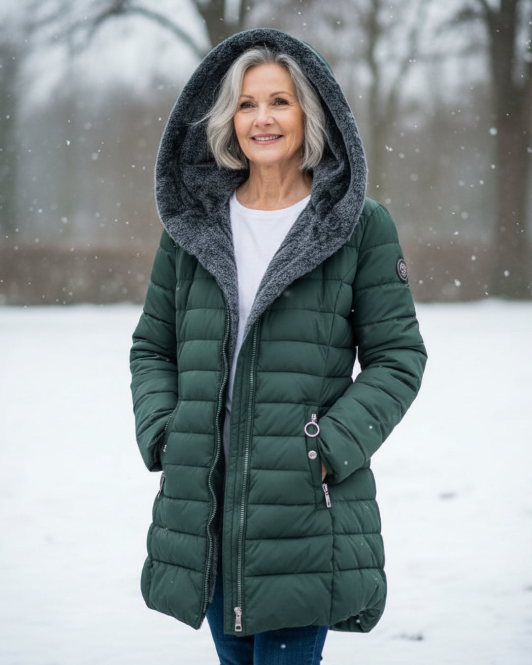 Lavinia™ | Fleece-lined Winter Coat