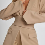 EVA™ | Blazer With Waist Belt