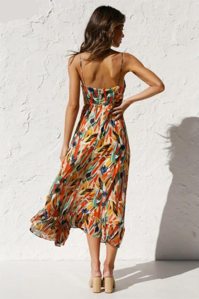 Elle | Colourful summer dress