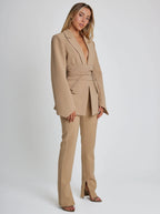EVA™ | Blazer With Waist Belt