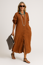 Elle | Loose linen dress