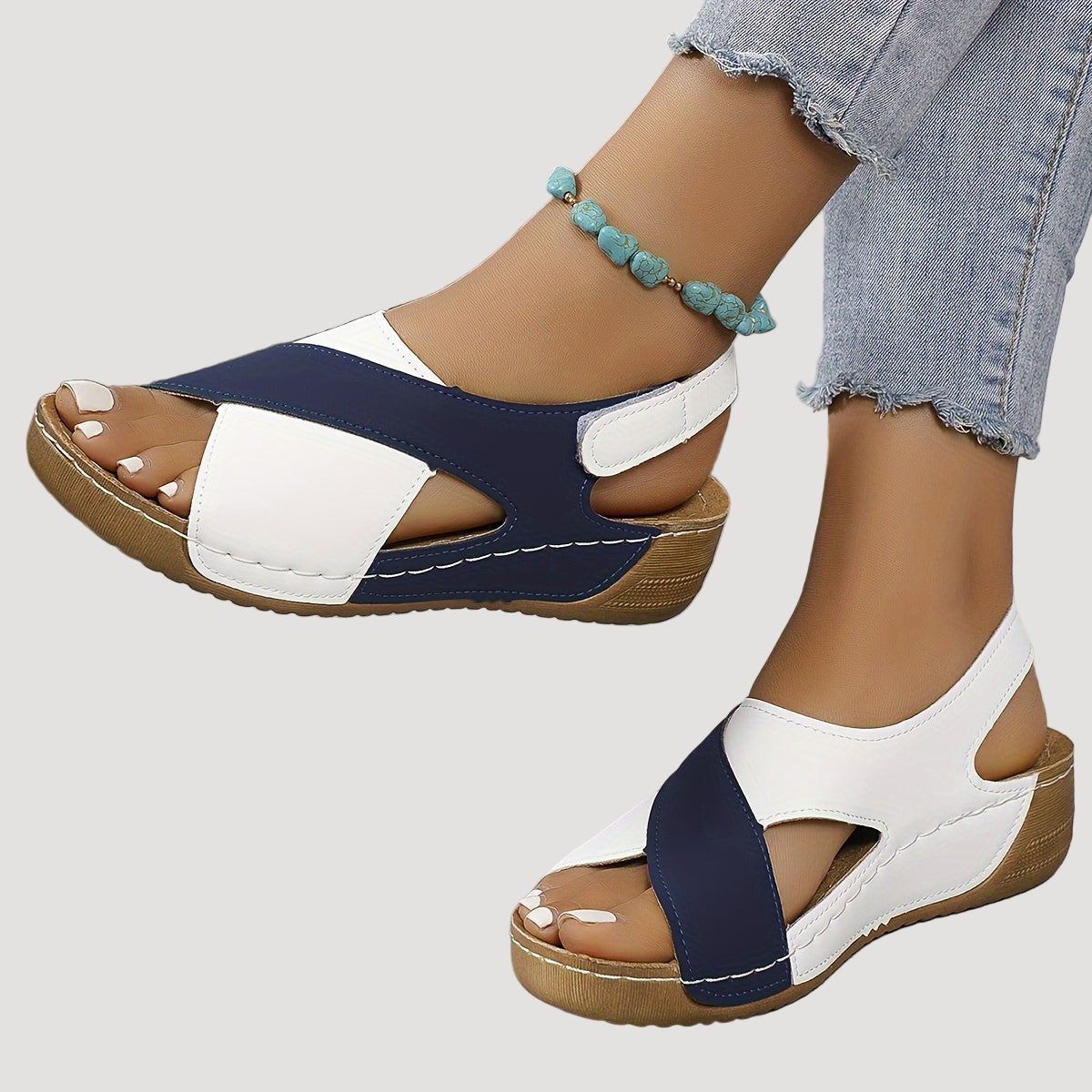 Elle | Comfy abstract sandals