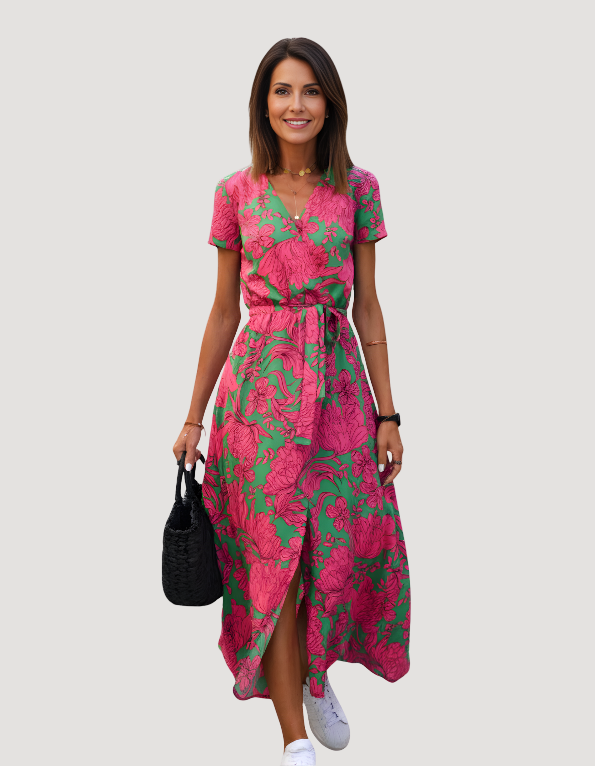 Elle | Stylish floral summer dress