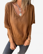 Elle | Comfortable linen shirt