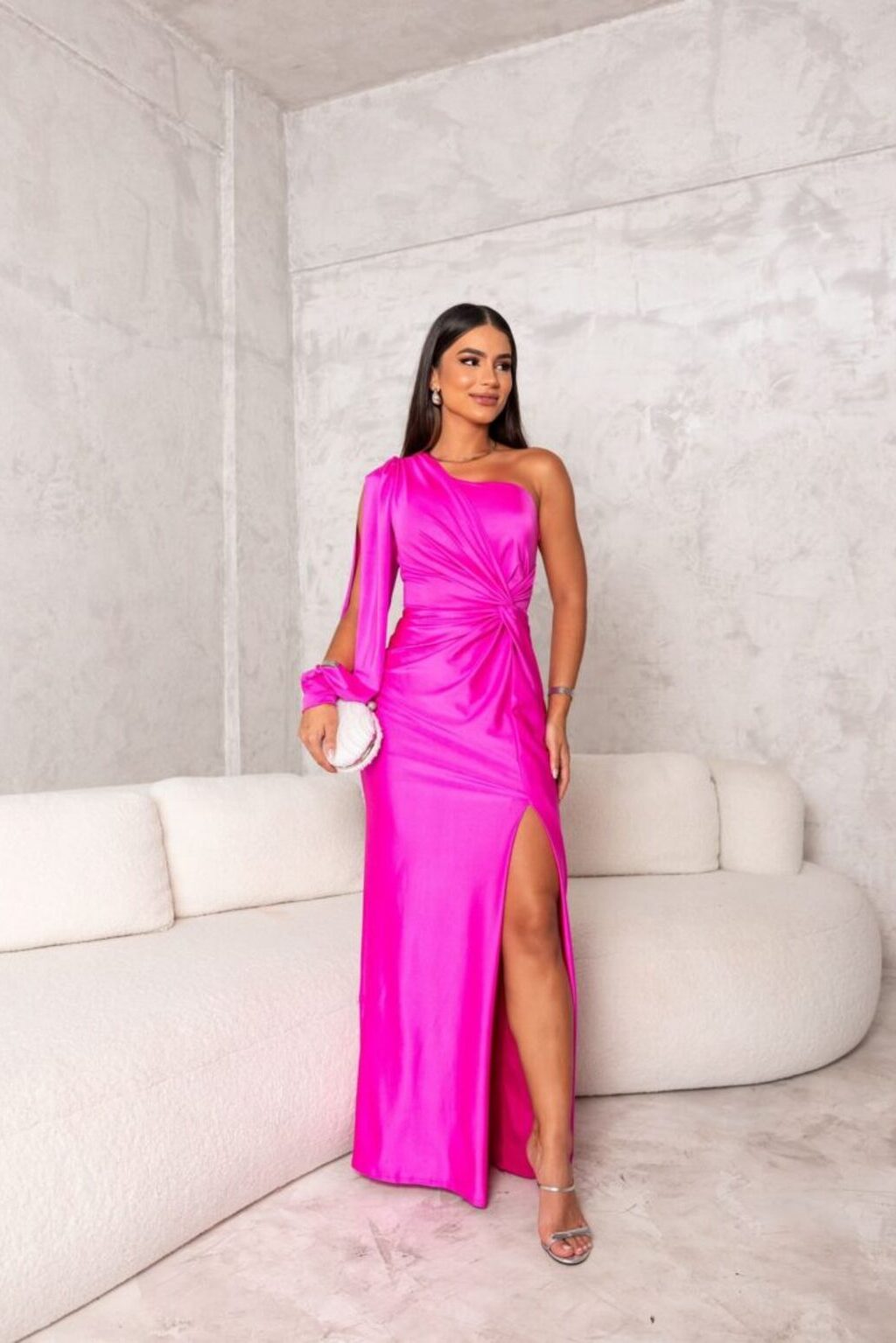 Elle | Satin dress
