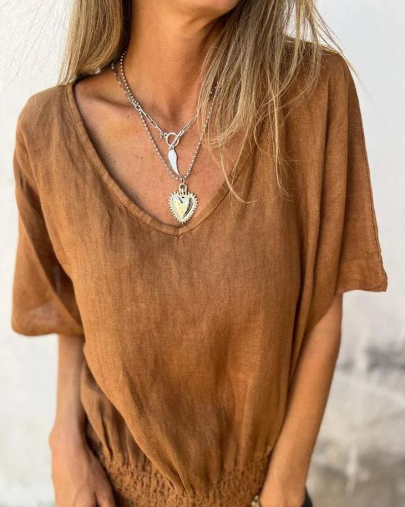 Elle | Comfortable linen shirt