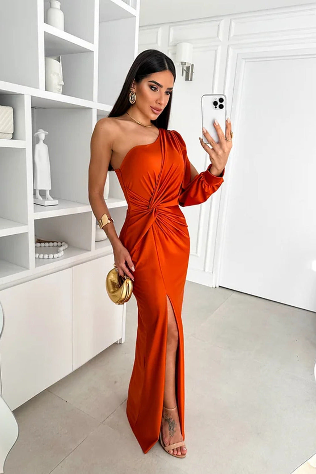 Elle | Satin dress
