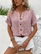 Elle | Blouse with flowers