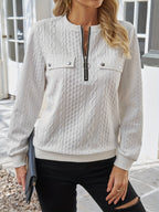 EMMY™ | Zip-Up Sweater with Pockets