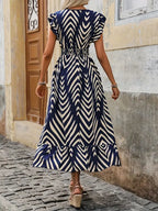 Elle | Abstract flowing summer dress