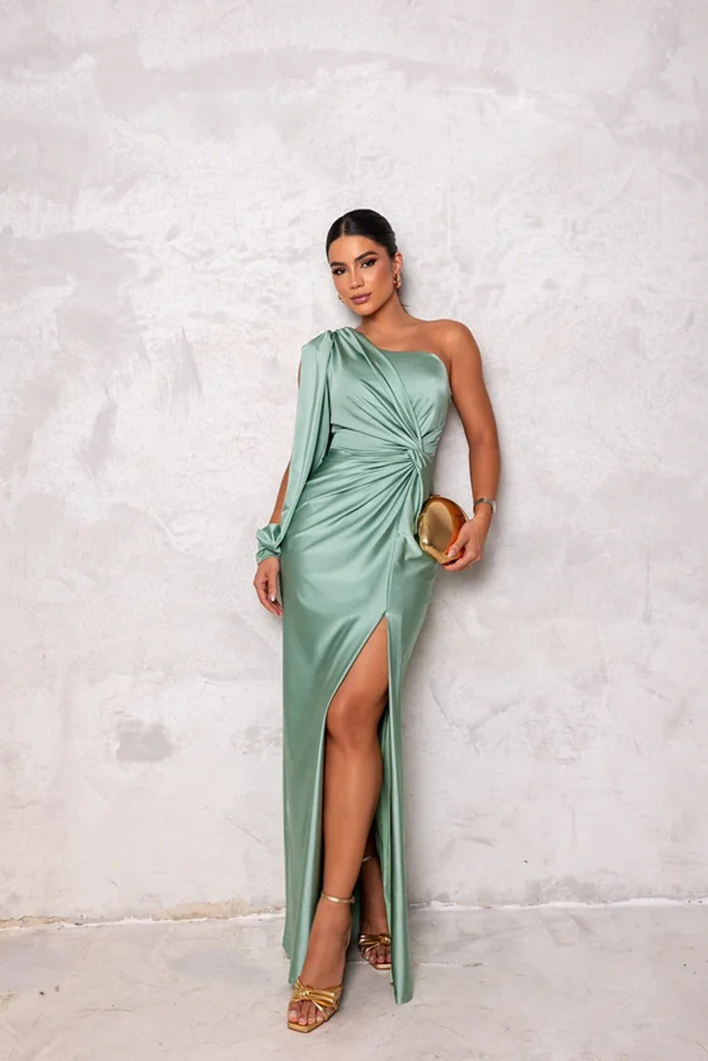 Elle | Satin dress