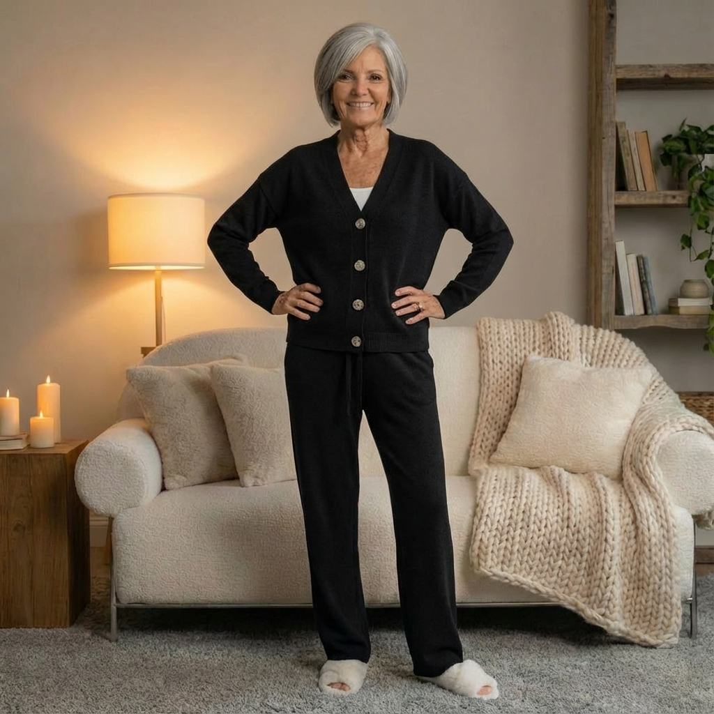 Eliana™ | Button-Knit Lounge Set