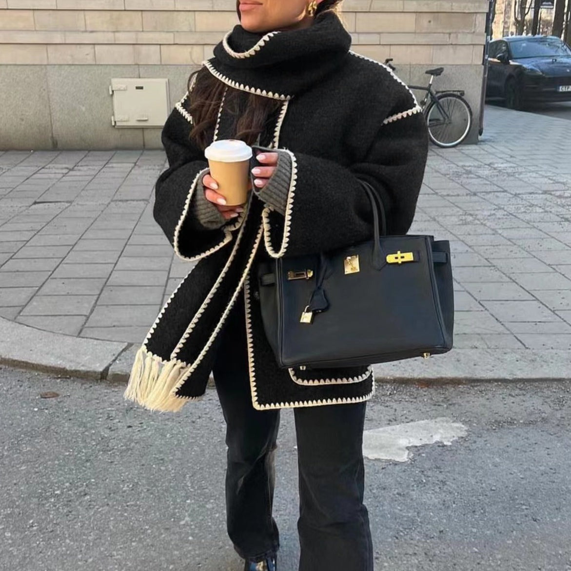 AMALIE™ | Classic Scarf Coat