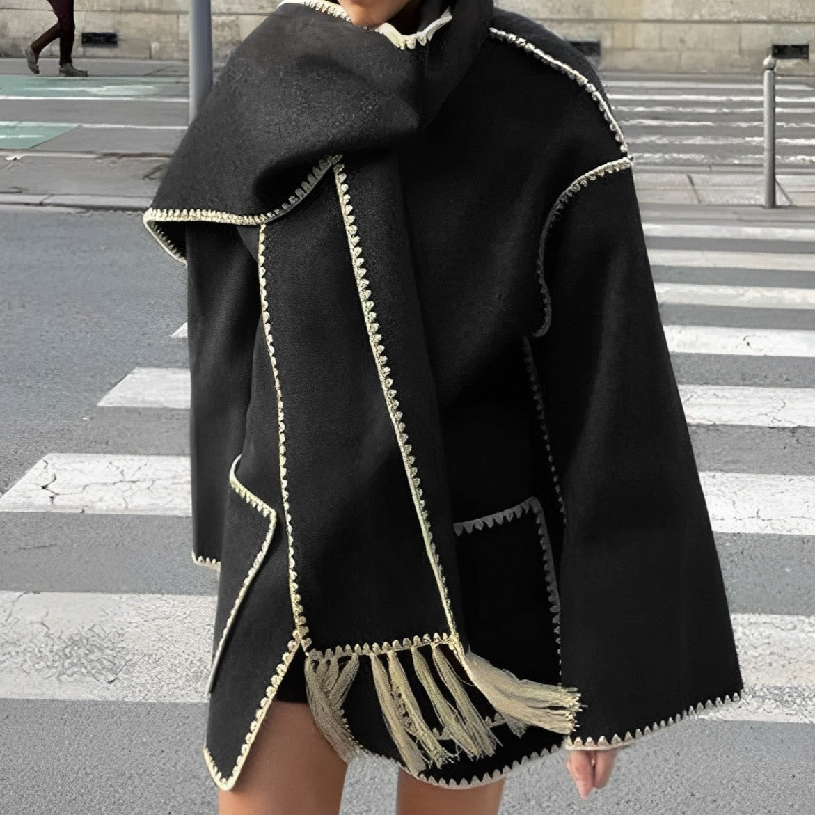 AMALIE™ | Classic Scarf Coat