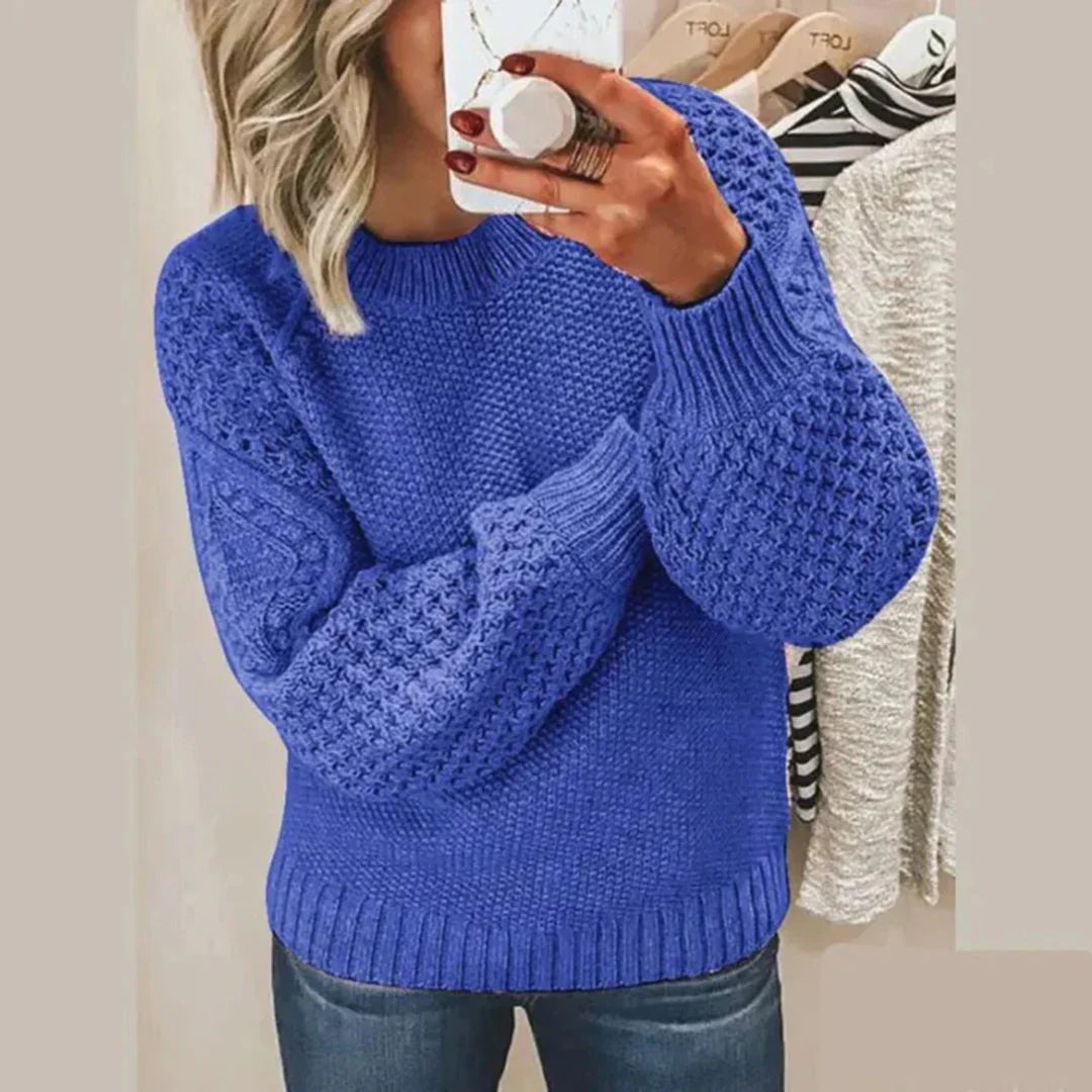 KIKI™ | Knitted Arm Detailed Sweater