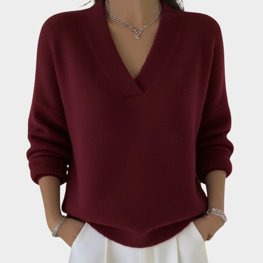 JENNIFER™ | Premium V-Neck Sweater