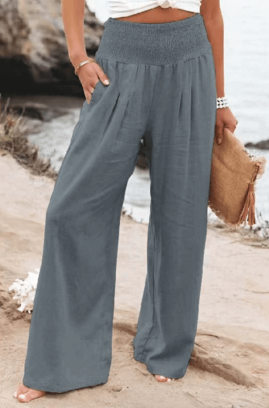 Elle | High-waisted trousers