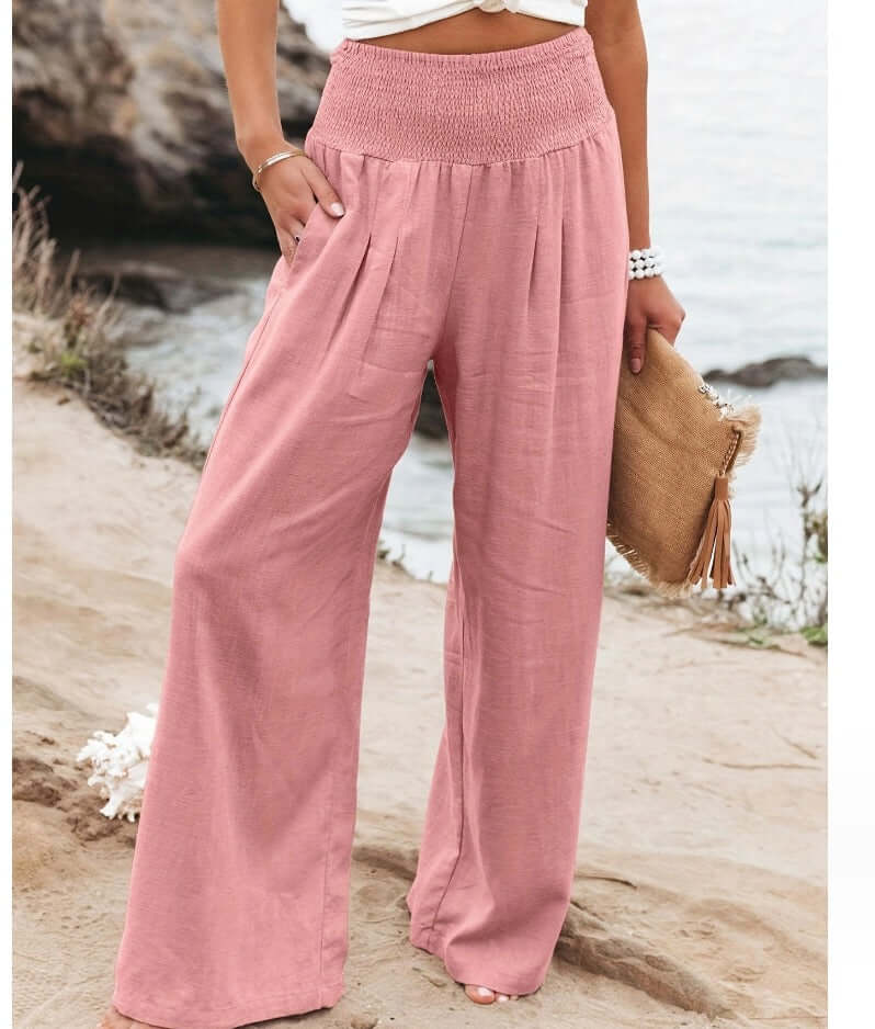 Elle | High-waisted trousers