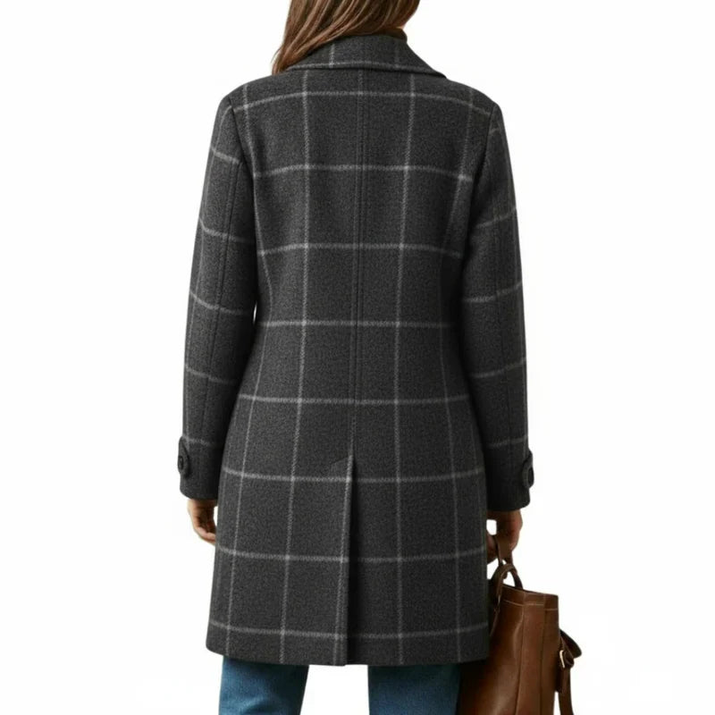 MADELEINE™ | Chic Retro Plaid Coat