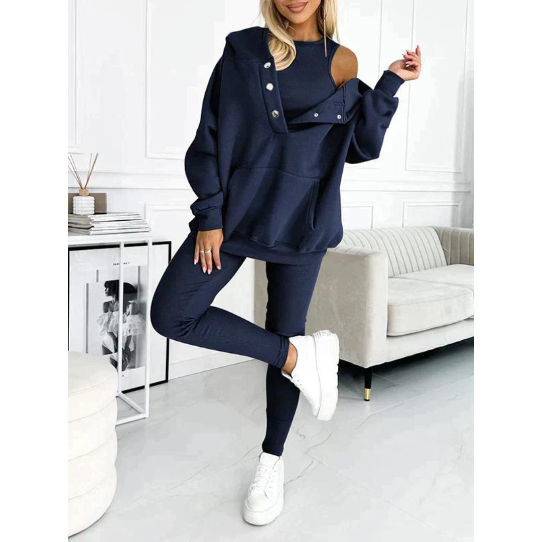 SILLE™ | Comfortable Three-Piece Tracksuit