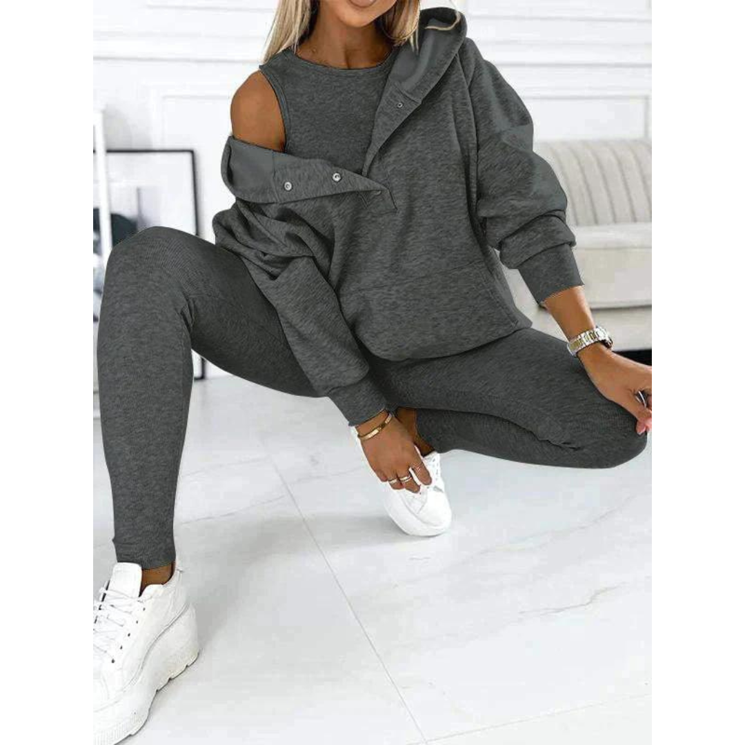 SILLE™ | Comfortable Three-Piece Tracksuit