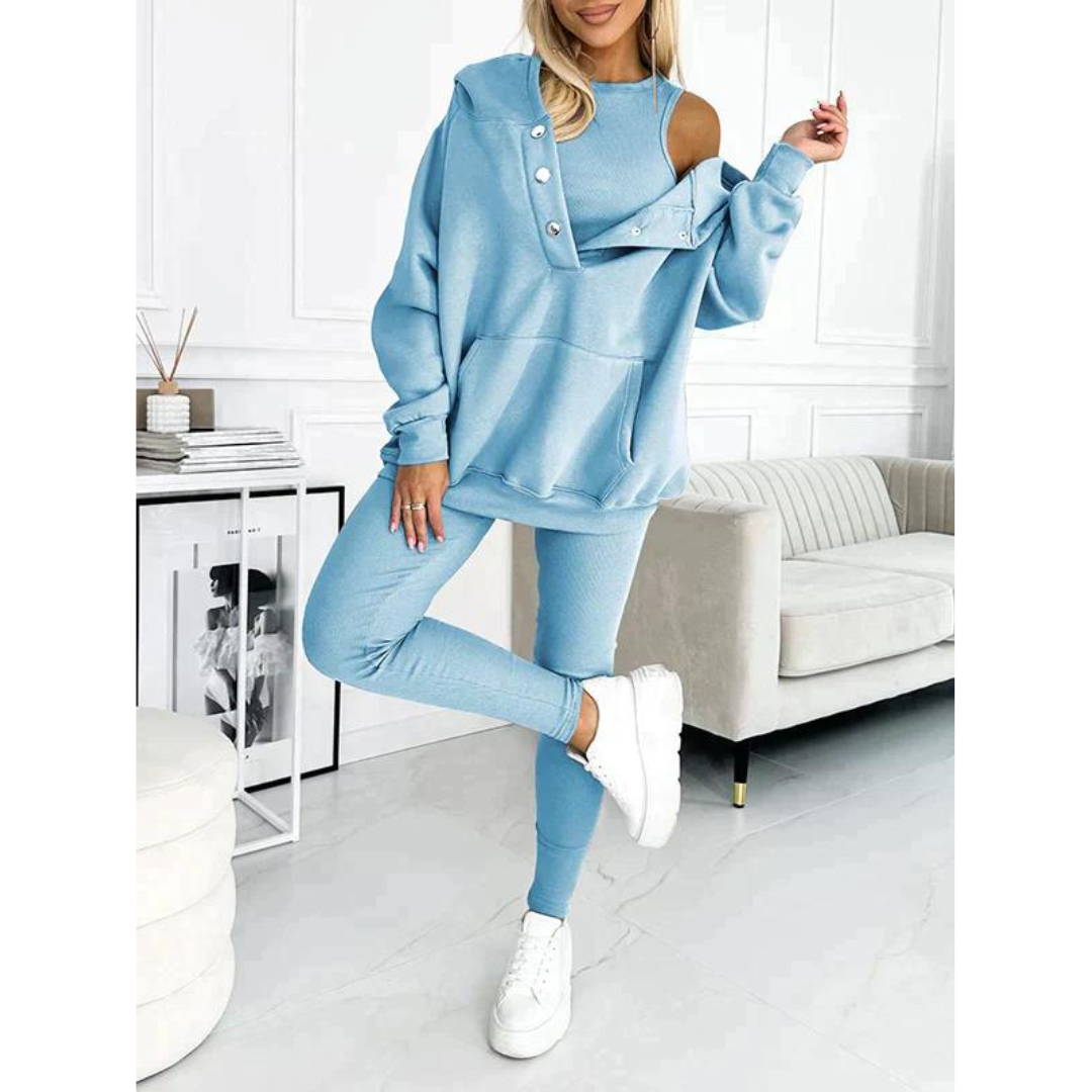 SILLE™ | Comfortable Three-Piece Tracksuit