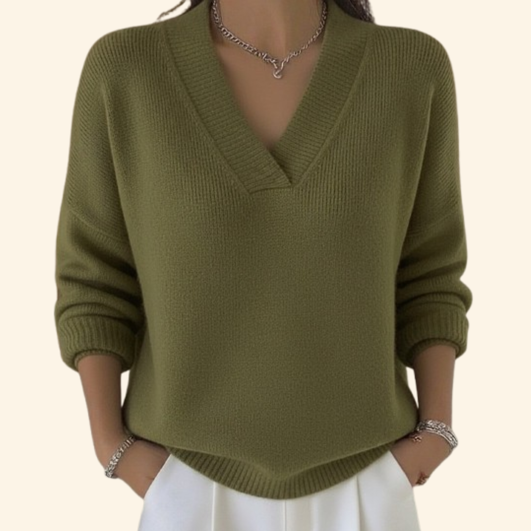 JENNIFER™ | Premium V-Neck Sweater