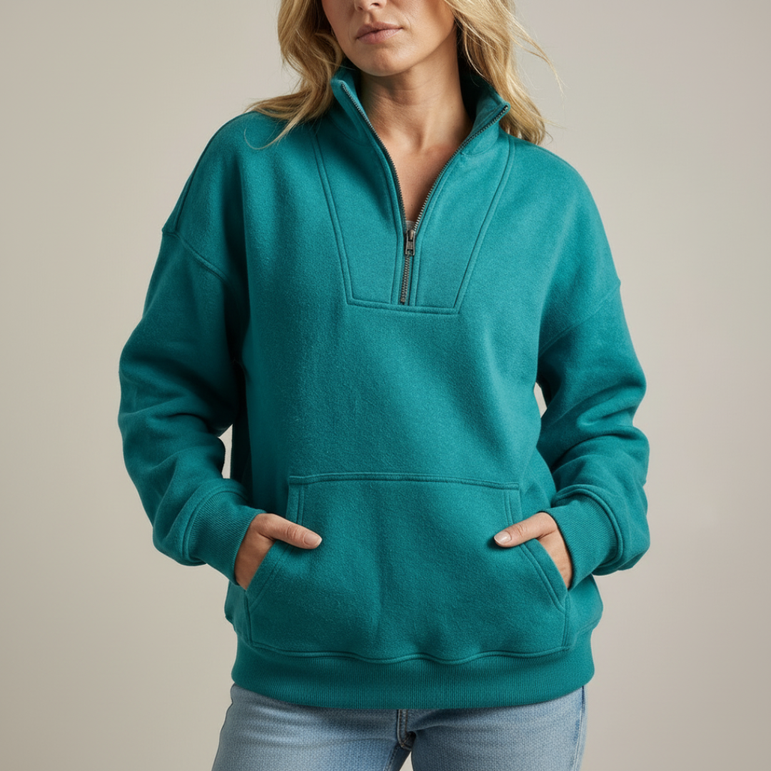 ESMERALDA™ | Zip-up Fleece Sweater