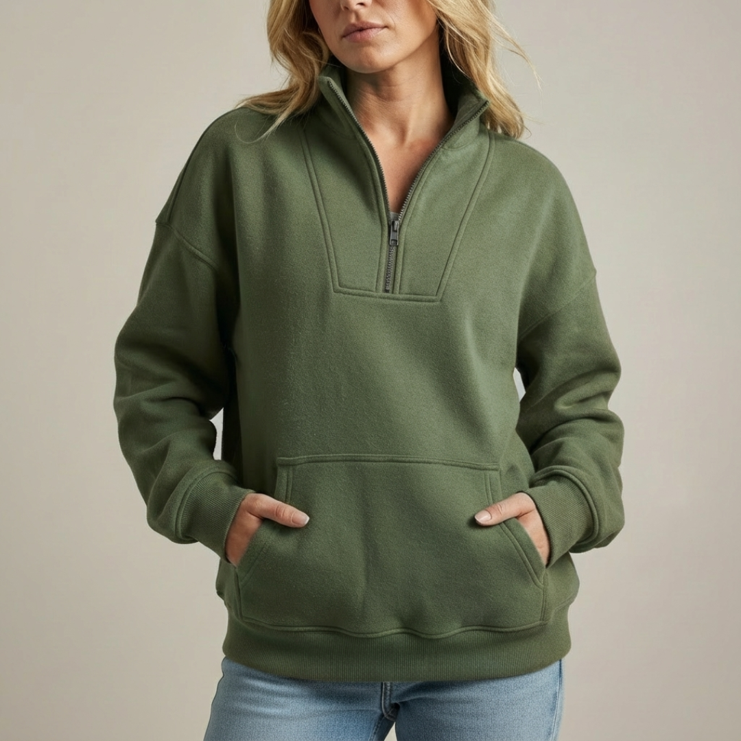 ESMERALDA™ | Zip-up Fleece Sweater