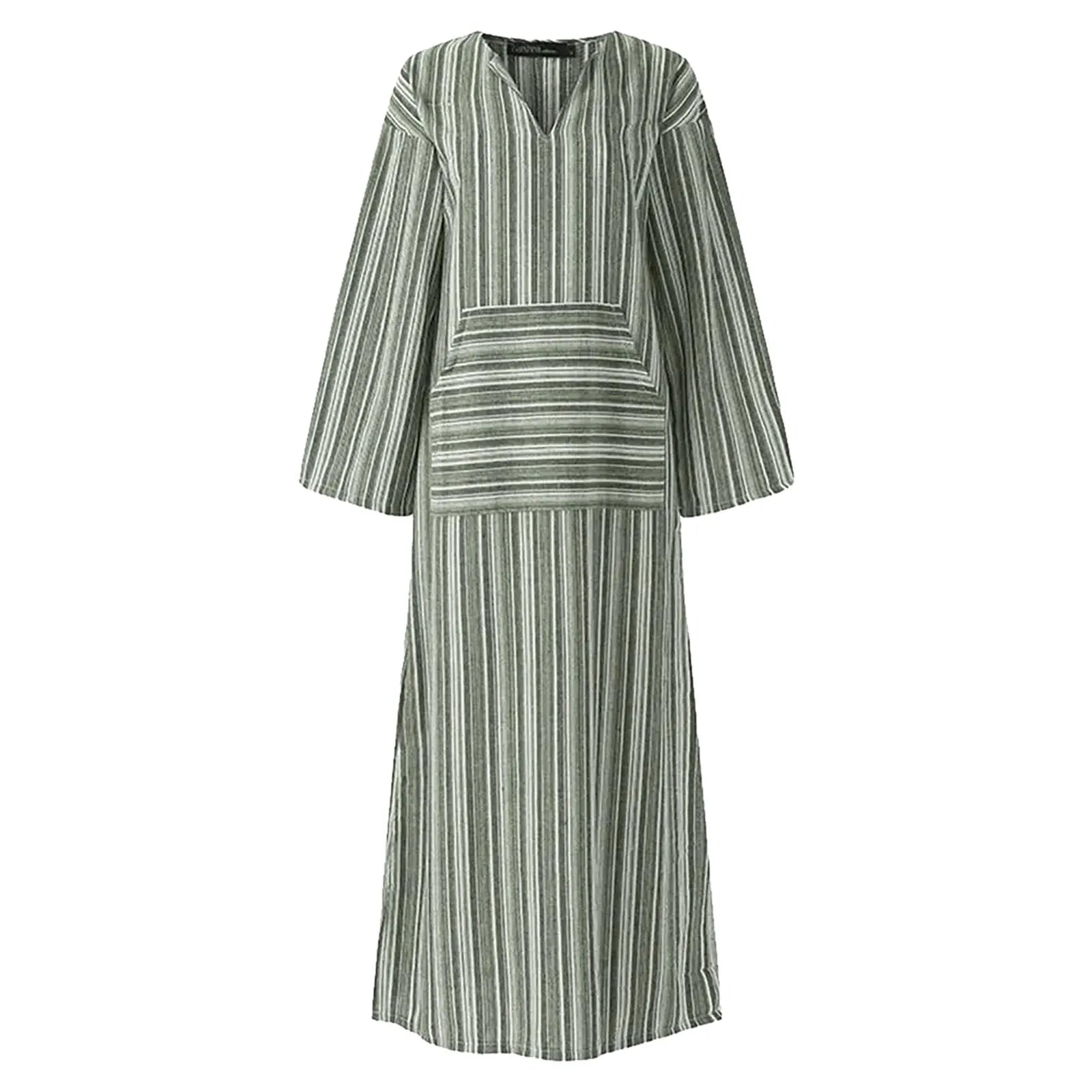 Elle | Striped maxi dress in vintage style