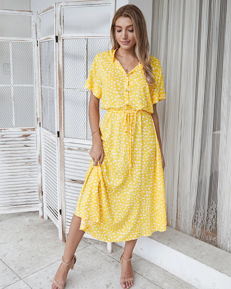 Elle | Shirt-style summer dress