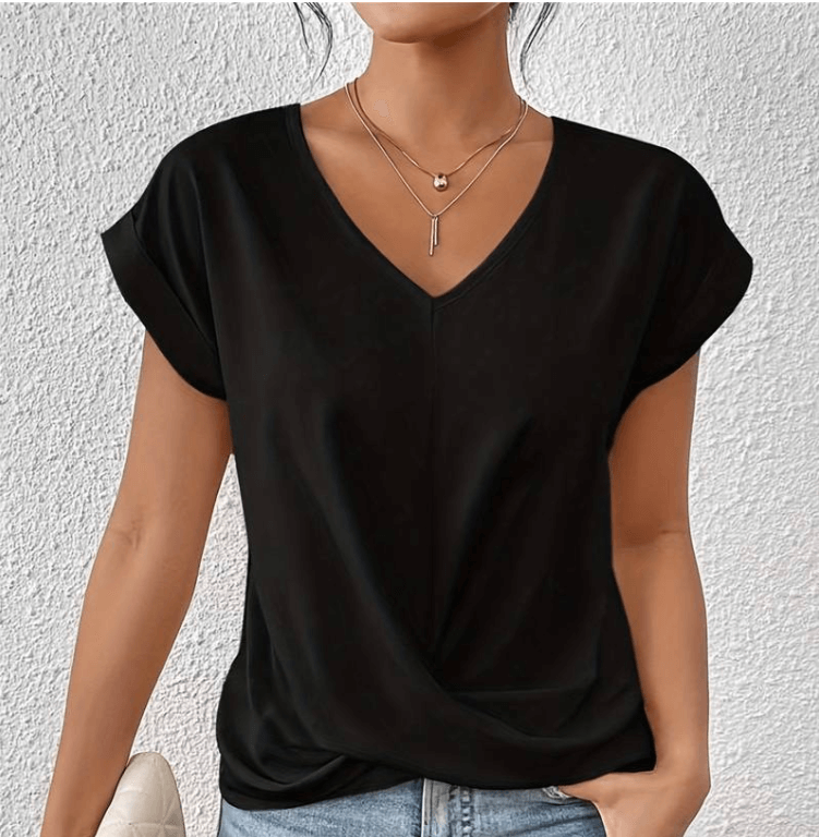 Elle | Elegant V-neck top