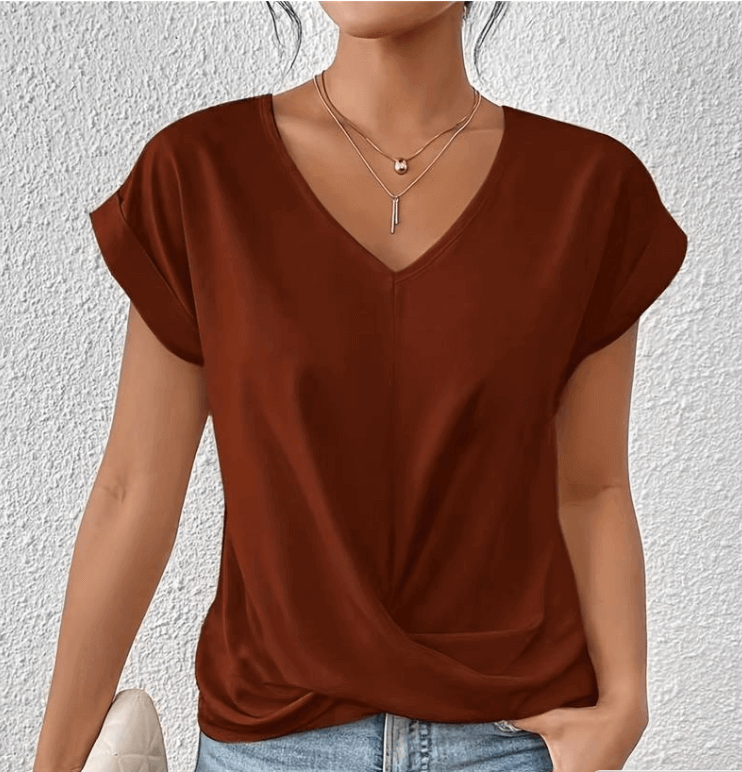 Elle | Elegant V-neck top