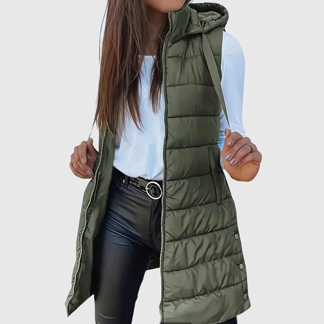 CLARISSA™ | Hooded Puffer Vest