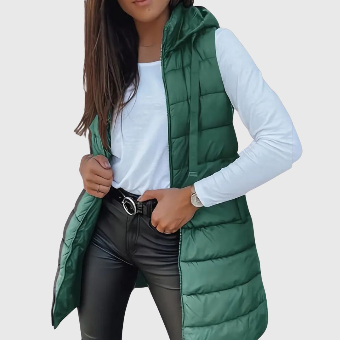 CLARISSA™ | Hooded Puffer Vest