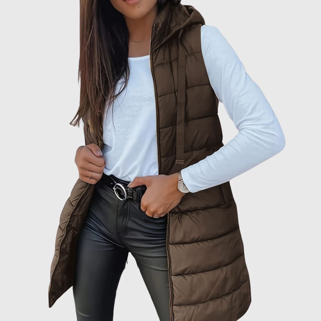 CLARISSA™ | Hooded Puffer Vest