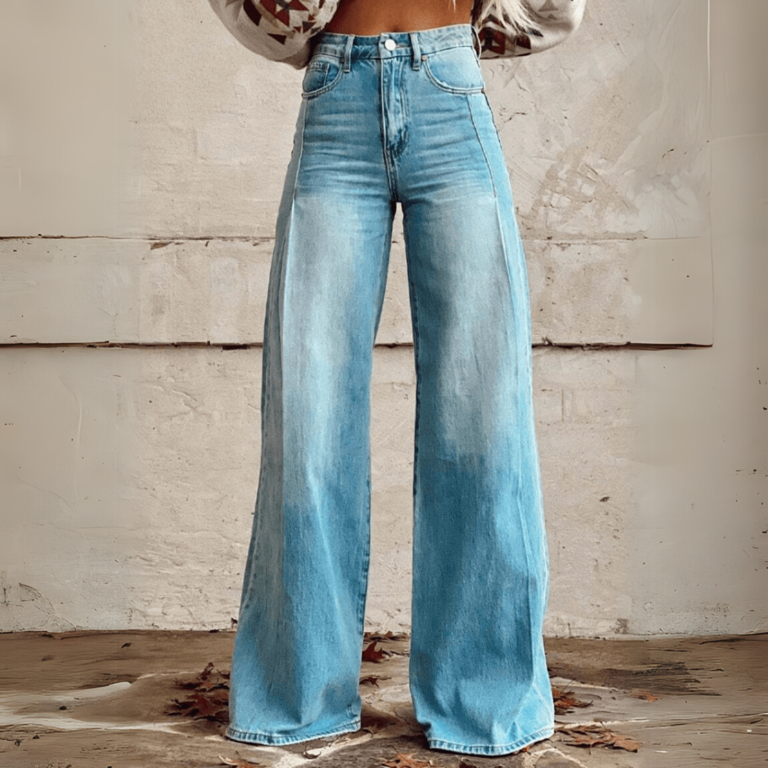 Elle | Flared vintage jeans