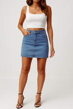 Elle | Denim skirt