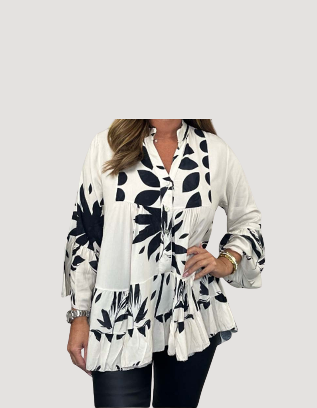 Elle | Longsleeve floral blouse