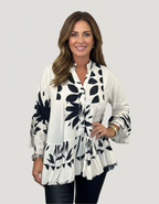 Elle | Longsleeve floral blouse