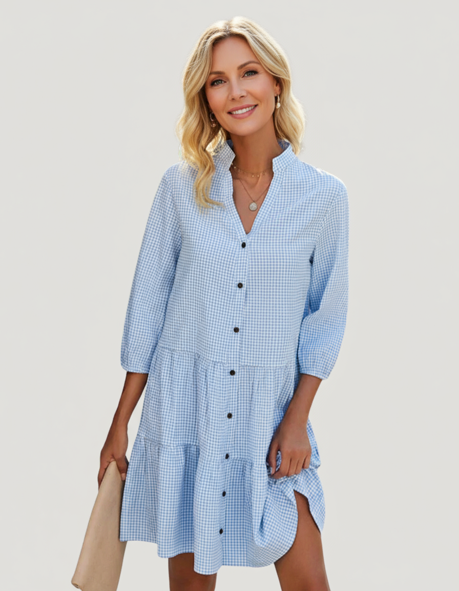 Elle | Checkered summer dress