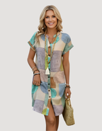 Elle | Summer boho shirt dress