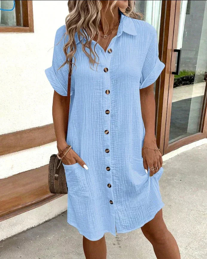 Elle | Oversized polo dress