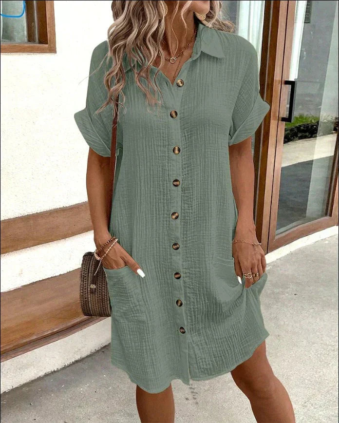 Elle | Oversized polo dress