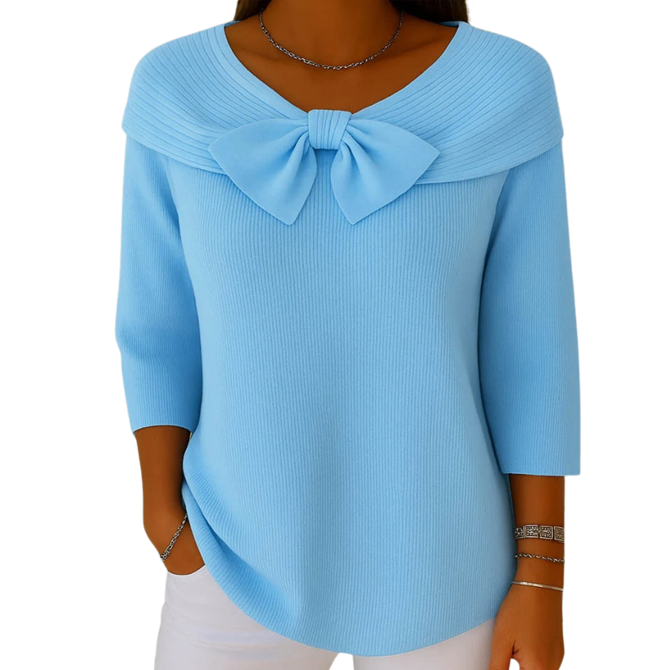 SERENA™ | Classic Bow Sweater